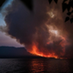 The Howe Ridge Fire, one of a number of fires burning in Glacier National Park. The Boundary Fire has forced evacuations in next door Waterton Lakes National Park.